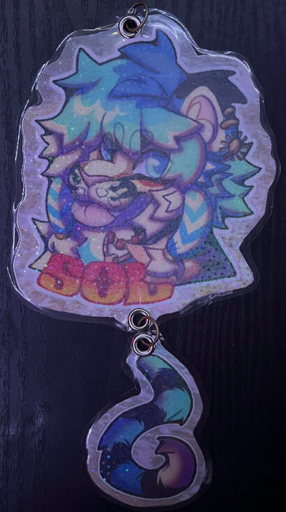 Dangly Accessory: Tail, Client chose not to have the bell.